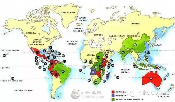 世界精品咖啡豆：全球53个咖啡产地咖啡介绍第一篇（待续）