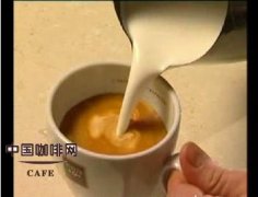 咖啡常识 简单拉花的制作