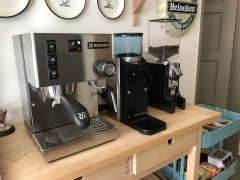 Rancilio Silvia V5咖啡机+Rocky和Eureka Mignon磨豆机开箱